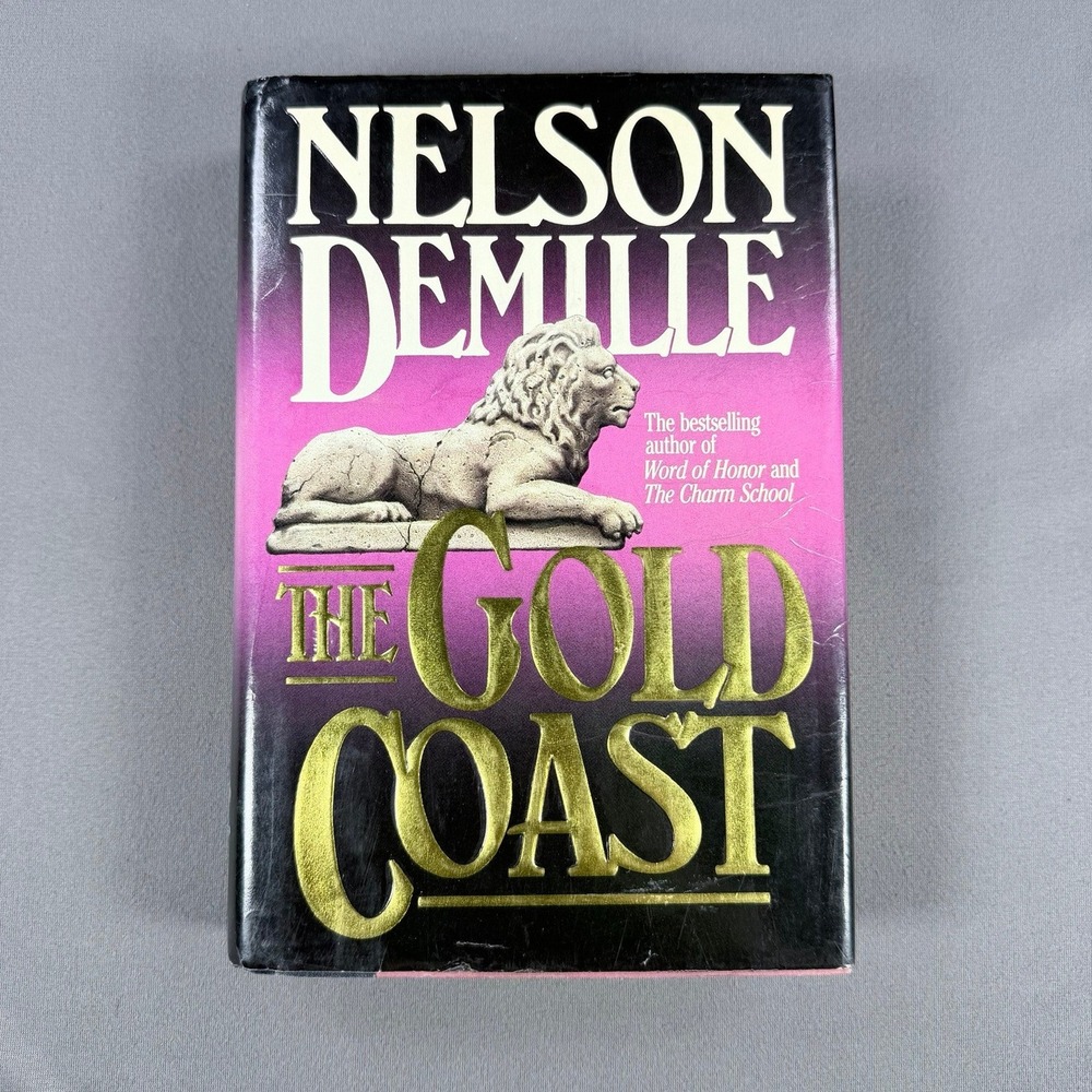 Nelson DeMille The Gold Coast Hardcover 1990 First Edition Fiction Thriller